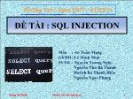 Sql injection