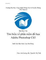 Tìm hiểu về phần mềm đồ họa Adobe Photoshop CS5