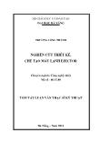 Tóm tắt Luận văn Nghiên cứu thiết kế, chế tạo máy lạnh Ejector