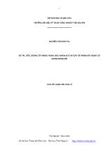 Tóm tắt Luận văn Ước lượng từ thông trong điều khiển Vector tựa từ thông Roto động cơ không đồng bộ