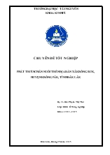 Luận văn Phát triển sản xuất chăn nuôi tại xã Krông Buk, huyện Krông Pắc, tỉnh Đăk Lăk