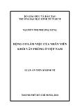 Tóm tắt Luận án Động cơ làm việc của nhân viên khối văn phòng ở Việt Nam