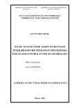 Tóm tắt Luận án Study on scientific bases to develop inter-reservoir operation procedures for flood control in the ba river basin