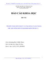 Đề tài Tìm hiểu phần mềm violet và ứng dụng của nó trong việc xây dựng một số bài giảng môn Tin học 11