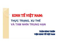 Kinh tế Việt Nam: Thực trạng, xu thế và tầm nhìn trung hạn