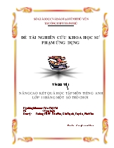 Nghiên cứu khoa học sư phạm ứng dụng