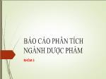 Báo cáo phân tích ngành dược phẩm