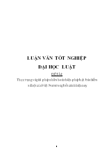 Đề tài Thực trạng và giải pháp nhằm hoàn thiện pháp luật bảo hiểm xã hội của Việt Nam trong bối cảnh hiện nay