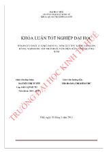 Khóa luận Đánh giá chất lượng dịch vụ tiền gửi tiết kiệm tại ngân hàng Agribank chi nhánh huyện điện bàn - Tỉnh Quảng Nam