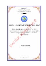 Khóa luận Đánh giá hiệu quả dự án đầu tư lò tinh luyện thép 40 tấn/mẻ của nhà máy luyện thép lưu xá thuộc công ty cổ phần gang thép Thái Nguyên