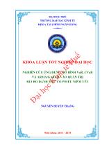 Khóa luận Nghiên cứu ứng dụng mô hình var, cvar và arma/garch vào quản trị rủi ro danh mục cổ phiếu niêm yết