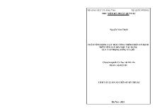 Luận án Phân tích động lực học công trình biển cố định trên nền san hô chịu tác dụng của tải trọng sóng và gió