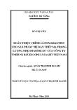 Luận văn Hoàn thiện chính sách marketing cho sản phẩm “hệ dàn thép mạ trọng lượng nhẹ smartruss” của công ty TNHH ns bluescope lysaght Việt Nam