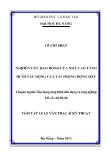 Luận văn Nghiên cứu dao động của nhà cao tầng dưới tác động của tải trọng động đất