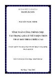 Luận văn Tính toán công trình chịu tải trọng gió có tiết diện tròn thay đổi theo chiều cao