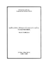 Đề tài Khối lượng tới hạn của sao lùn trắng và sao neutron