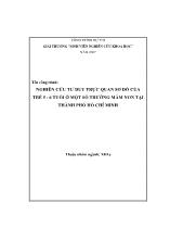 Đề tài Nghiên cứu tư duy trực quan sơ đồ của trẻ 5 - 6 tuổi ở một số trường mầm non tại thành phố Hồ Chí Minh