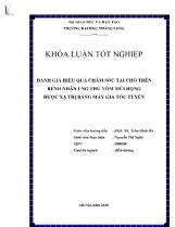 Khóa luận Đánh giá hiệu quả chăm sóc tại chỗ trên bệnh nhân ung thư vòm mũi họng được xạ trị bằng máy gia tốc tuyến