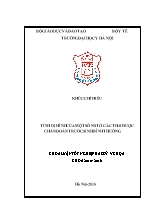 Khóa luận Tính dị hình của một số nhiễm sắc thể ở các thai được chẩn đoán trước sinh bình thường