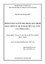 Luận án Hình tượng người thợ trong quá trình phát triển từ quán rượu đến nảy mầm của Émile Zola