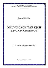 Luận văn Những cách tân kịch của A.P. Chekhov