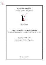 Luận văn Tăng cường quản lý thu bảo hiểm xã hội tại bảo hiểm xã hội thị xã Sơn Tây, thành phố Hà Nội