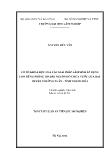 [Tóm tắt] Luận án Cơ sở khoa học của các giải pháp lâm sinh áp dụng cho rừng phòng hộ đầu nguồn hồ chứa nước cửa đặt huyện Thường Xuân - Tỉnh Thanh Hóa