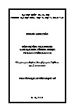 [Tóm tắt] Luận án Đảng bộ tỉnh Thái Nguyên lãnh đạo kinh tế nông nghiệp từ năm 1997 đến năm 2010