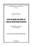 [Tóm tắt] Luận án Lễ hội của người Thái ở miền tây Nghệ An: truyền thống và biến đổi