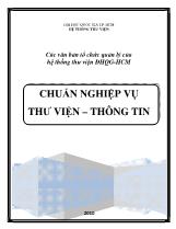 Các văn bản tổ chức quản lý của hệ thống thư viện Đại học quốc gia - Hồ Chí Minh