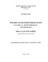 Khóa luận Tìm hiểu di tích đình Trịnh xuyên (xã Nghĩa an - Huyện Ninh Giang - Tỉnh Hải dương)