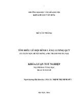 Khóa luận Tìm hiểu lễ hội đình làng lương quy (xã Xuân Nộn, huyện Đông anh, thành phố Hà nội)