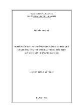 Luận án Nghiên cứu giải pháp công nghệ nâng cao hiệu quả của đường ống thu gom dầu trong điều kiện suy giảm sản lượng mỏ bạch hổ