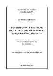 Luận văn Biện pháp quản lý hoạt động thực tập của sinh viên phân hiệu đại học Đà nẵng tại Kon Tum