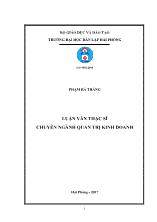 Luận văn Hoàn thiện công tác tuyển dụng nhân sự tại công ty TNHH Đông Lâm Dolacera