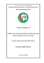 Luận văn Nghiên cứu kiểm kê khí thải từ hoạt động đốt trấu, rơm rạ vùng tây nam bộ