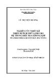 Luận văn Nghiên cứu thiết kế thiết bị tích trữ lạnh cho hệ thống điều hoà không khí water chiller sân bay Đà Nẵng