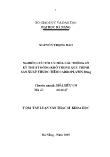 Luận văn Nghiên cứu tối ưu hóa các thông số kỹ thuật đông khô trong quy trình sản xuất thuốc tiêm carboplatin 50mg