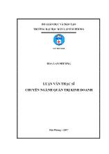 Luận văn Phân tích tình hình tài chính tại công ty cổ phần vận tải và dịch vụ petrolimex Hải Phòng