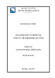 Luận văn Quản trị vốn lưu động tại công ty viettronimex Đà Nẵng