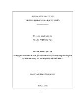 Luận văn Sử dụng mô hình Mike 21 đánh giá quá trình lan truyền nhiệt vùng cửa sông Trà Lý dưới ảnh hưởng của nhà máy nhiệt điện Thái Bình 2