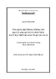 Luận văn Ứng dụng hệ thống thông tin địa lý (gis) quản lý chất thải nguy hại trên địa bàn tp Quảng Ngãi