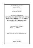 Quản lý xây dựng tập thể sư phạm trường phổ thông hermann gmeiner Đà nẵng theo hướng tổ chức biết học hỏi