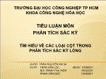 Tìm hiểu về các loại cột trong phân tích sắc ký lỏng