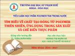 Tìm hiểu về chất tạo đông từ polymer thiên nhiên, ứng dụng trong sản xuất và chế biến thực phẩm