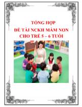 Tổng hợp Đề tài nghien cứu khoa học mầm non cho trẻ 5 – 6 tuổi