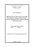 Biện pháp quản lý hoạt động dạy nghề phổ thông tại trung tâm dạy nghề - Giáo dục thường xuyên và hướng nghiệp tỉnh Quảng Ngãi