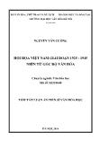 Hội họa Việt Nam giai đoạn 1925 - 1945 nhìn từ góc độ văn hóa