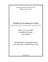 Khóa luận Tìm hiểu di tích đình Quan nhân (phường Nhân chính - Quận Thanh xuân - Thành phố Hà Nội)