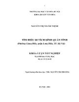 Khóa luận Tìm hiểu di tích đình quán tình (phường Giang biên, quận Long biên, tp. Hà Nội)